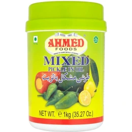 ترشی احمد مخلوط 1 کیلوگرم | Ahmed Mixed Pickle in oil