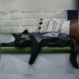 مجسمه گربه خوابیده کد ۲